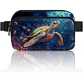 Sea Turtle Fanny Pack Fashion Belt Bag Lightweight Waist Pouch with Adjustable Strap Mini Crossbody Bags for Women Travel Sports Running