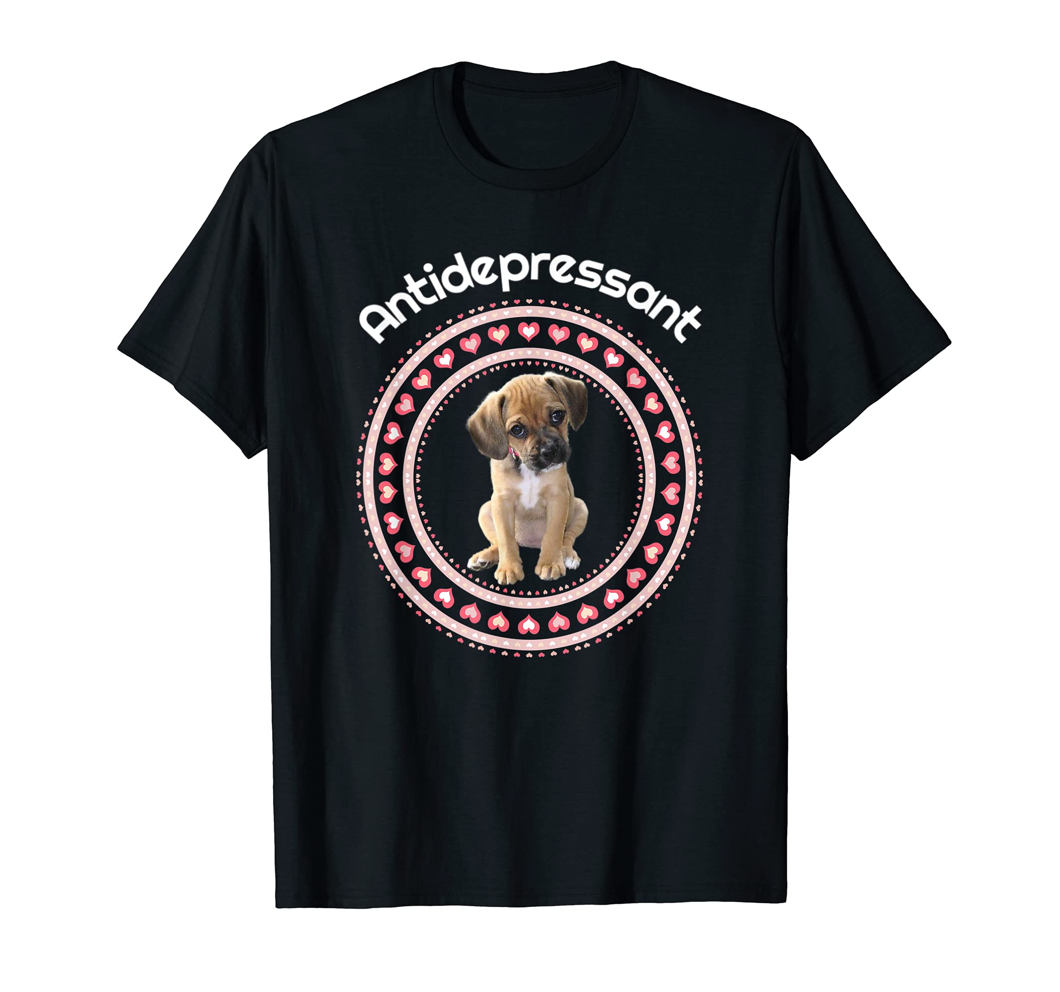 Puppy Look Antidepressant Feel Good Design Dog Owners Love T-Shirt