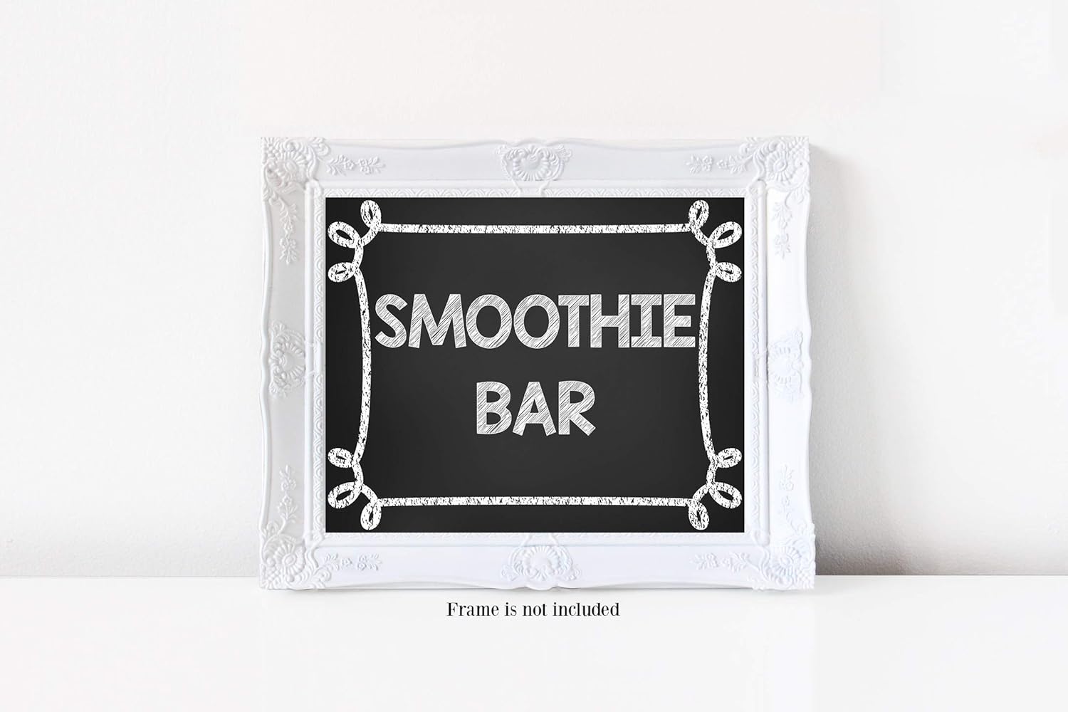 Amazon Com Smoothie Bar Sign Smoothie Sign Beverage Sign Drinks Sign Birthday Party Decorations Glossy 8x10 Sign Frame Is Not Included Handmade