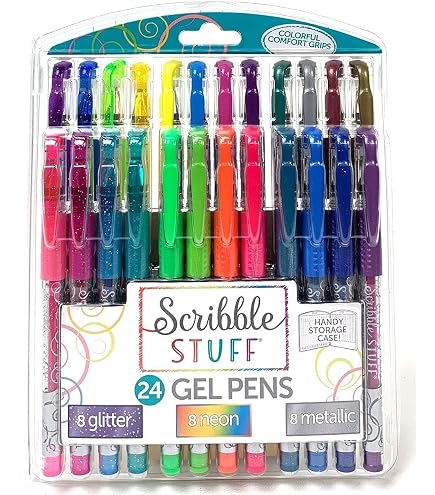 Amazon.com: Cra-Z-Art Scribble Stuff 32ct Gel Pens Tower, 32