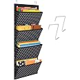 Godery 8-Pocket Wall Hanging Organizer - Cascading File Holder For Classroom, Home Office, Toys, Or Over-Door Storage