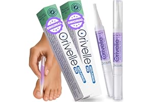 Orivelle Nail Fungus Pen – Professional Nail Repair & Strengthening Solution with Tea Tree Oil – Improves Appearance of Discolored or Damaged Nails (Pack of 2)