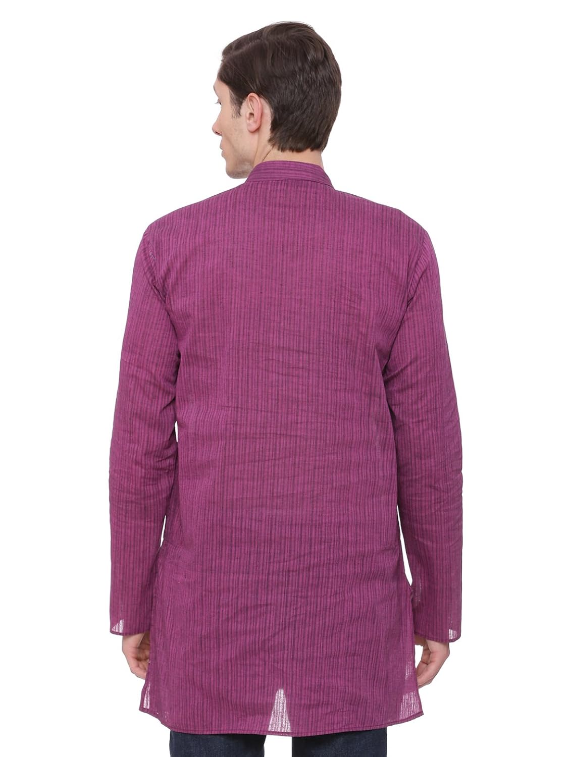tattva purple pattern short kurta