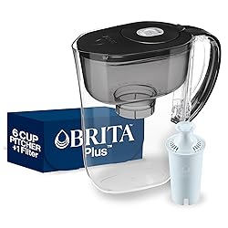 Brita Small 6 Cup Water Filter Pitcher, 1 BritaPlus