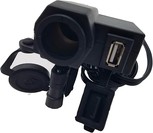 Amazon バイク用 シガーソケット 防水電源アダブター オートバイ 12v シガーソケット Usb端子 バイク用シガーソケット 車 バイク