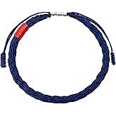 LAMIBEE Lucky and Protection Bracelet for Men and Women, Hand Braided Rope Thread, Wrist Wrap Bracelet, Surfer String Rope for Him and Her, Women Men, Teenage