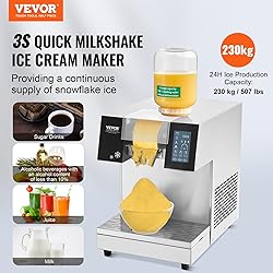 VEVOR Commercial Snowflake Ice Machine, 507LBS/24H