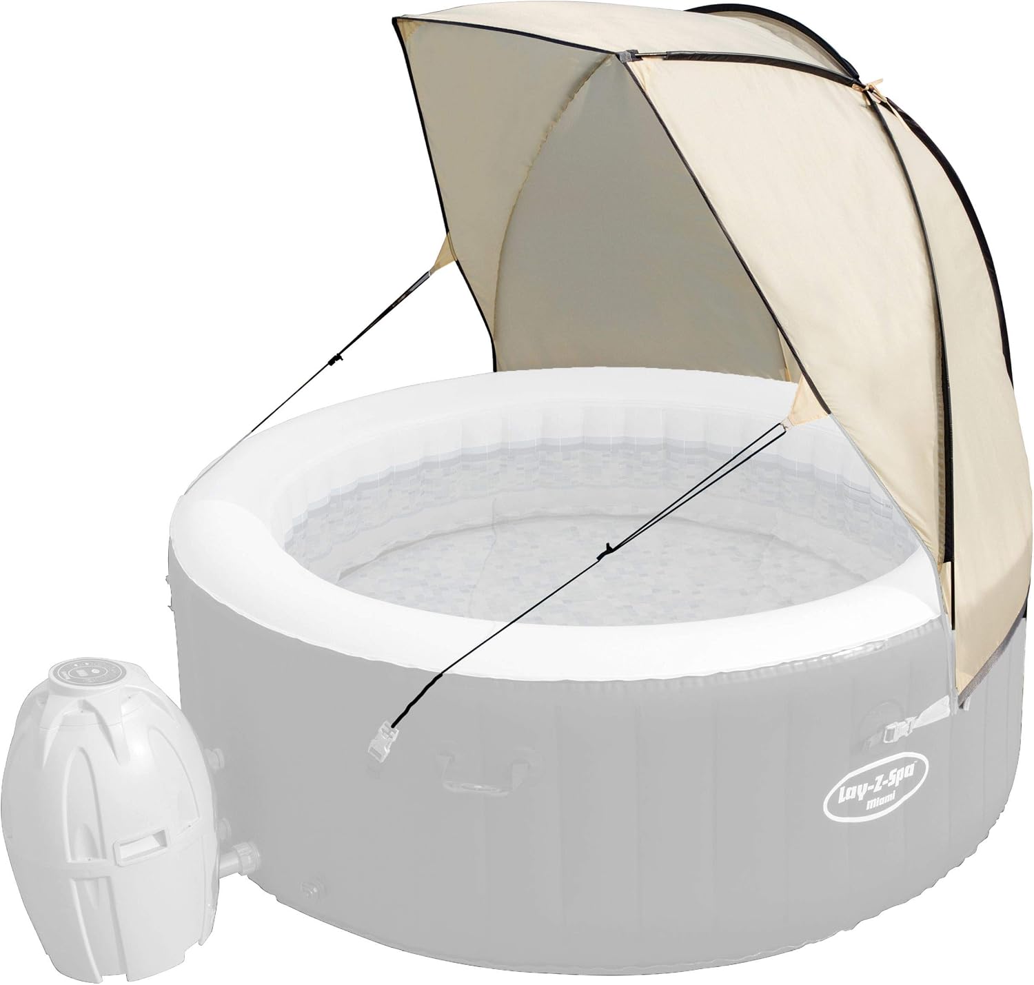 Lay-Z-Spa BW58464 Hot Tub Canopy, Beige, 12 x 61 x 8 cm
