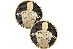 DRDSNLVSI Funny Heads and Tails Challenge Coin – Double-Sided Lucky Token – ‘Heads I Get Tail, Tails I Get Head’ – Humor Gift for Couples, Collectors, Birthdays, and Special Occasions