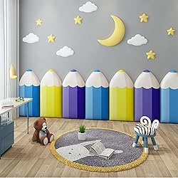 3D Anti-Collision Wall Padding, Pencil Shaped