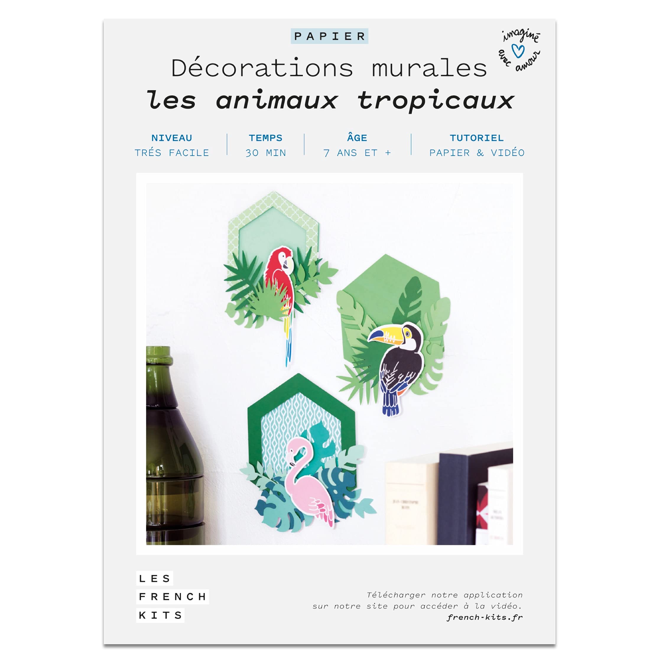 French Kits Wall Decorations - Tropical Animals