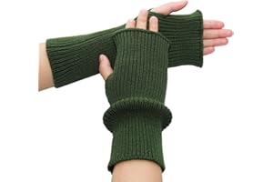 Lilaly 1 Pair Arm Warmers, Therian Arm Warmers, Fingerless Gloves for Women, Hand Warmers Glove (100% Polyester)