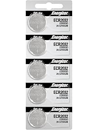 Energizer 2032 Battery CR2032 Lithium 3v (1 Pack of 5)