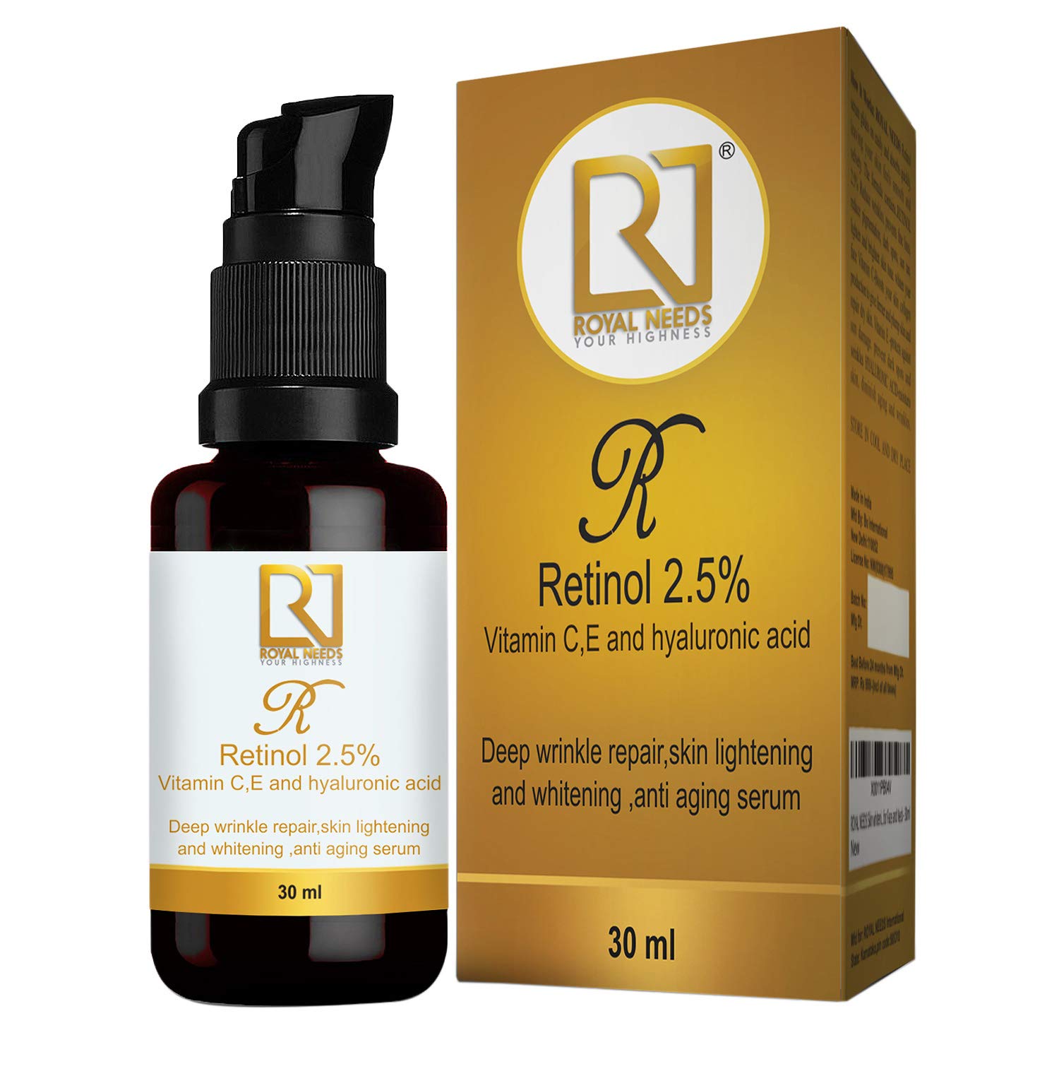vitamin c and retinol serum for face