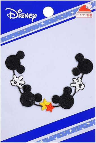 Amazon パイオニア ディズニー なが いアップリケ ミッキー アイロン接着 My5504 My414 ワッペン アップリケ 通販