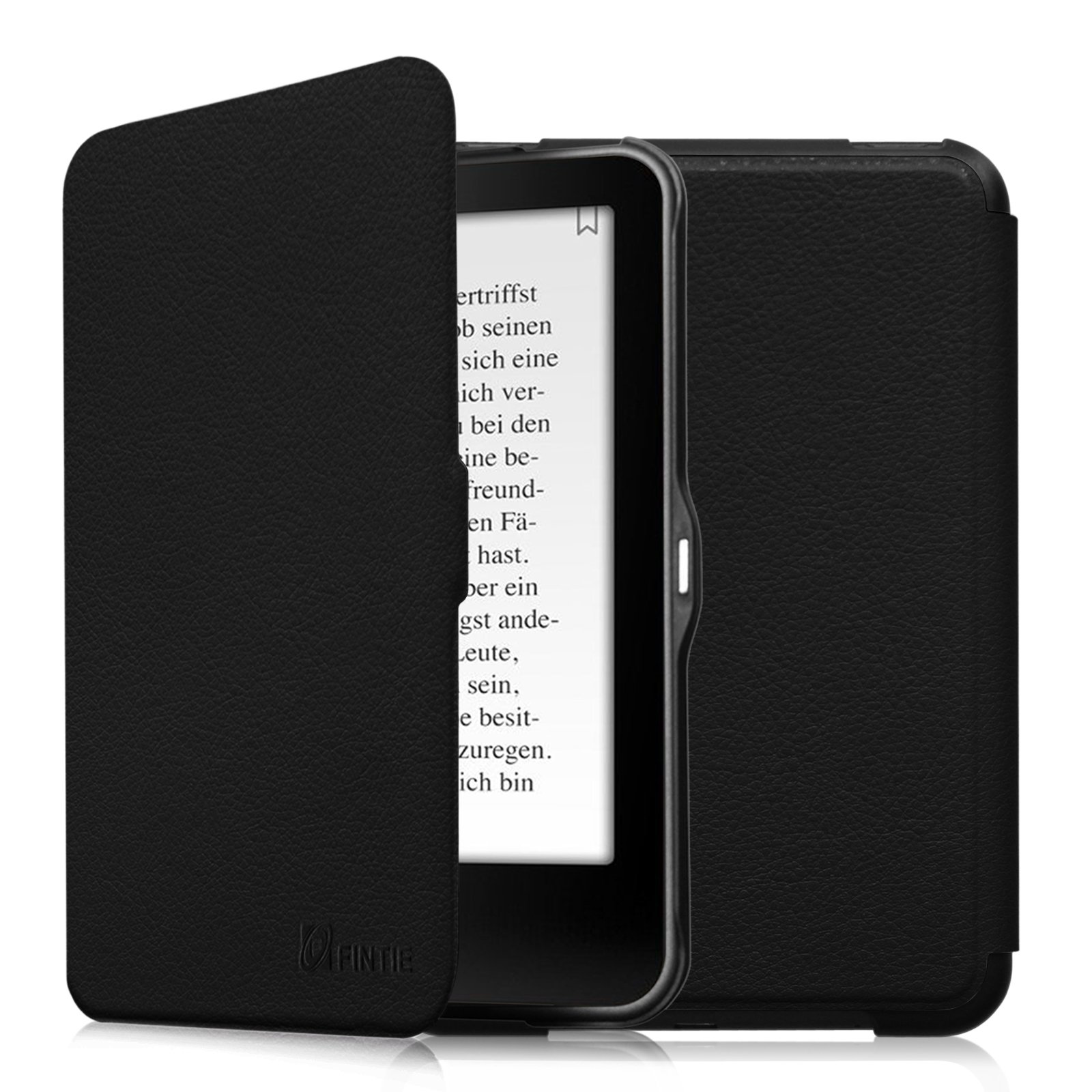 FINTIE SlimShell Case for Tolino Vision 1/2/3/4 HD & Tolino Shine 2 HD - Lightweight Protective Cover with Auto Sleep/Wake Function, Black