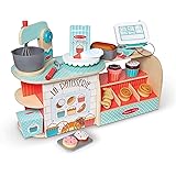 Melissa & Doug Wooden La Patisserie Bakery (39 Pieces) - FSC-Certified Materials