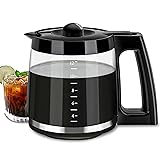 12-Cup Glass Carafe Replacement Pot, Compatible