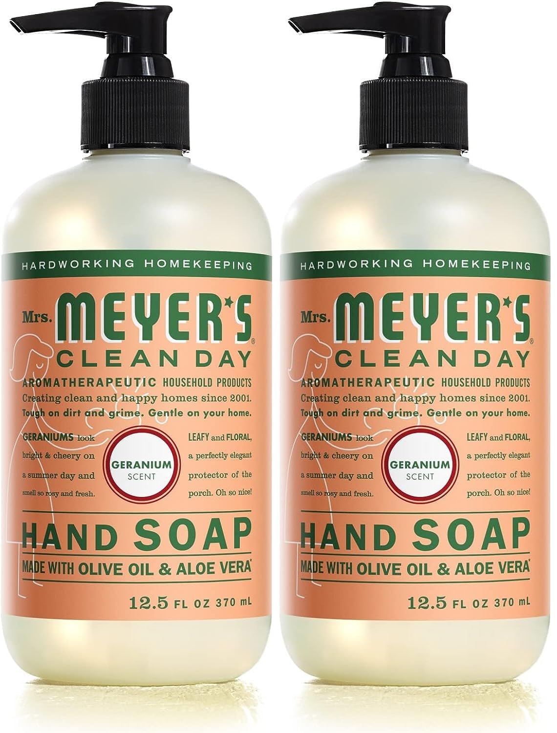 MRS. MEYER'S CLEAN DAY Hand Soap, Geranium, Made