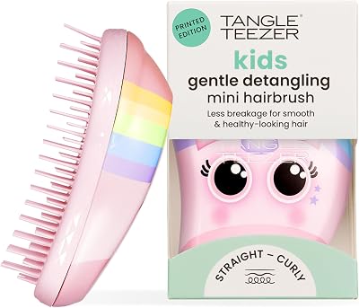 Tangle Teezer Mini Original Hairbrush Rainbow Unicorn Detangler Kids Travel