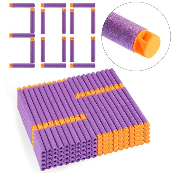 DUS 300er Pfeile Darts für Nerf Elite/Nerf Modulus/Nerf Zombie/ Nerf Accustrike/Nerf Rebelle