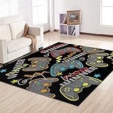 Amazon.com: Gaming Carpet Rugs for Kids Teen Boys Room Bedroom, Video ...