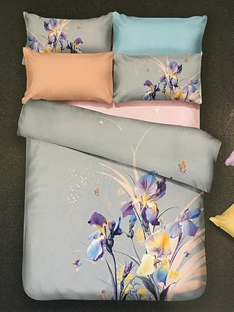 Tima Cotton King Size Double Bed Sheet With 2 Pillow Covers