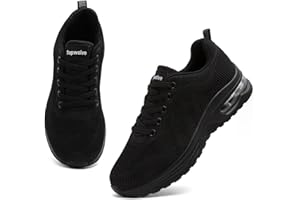 Unitysow Chaussures de course à coussin d'air pour femme - Baskets de marche légères et respirantes en maille - Chaussures de