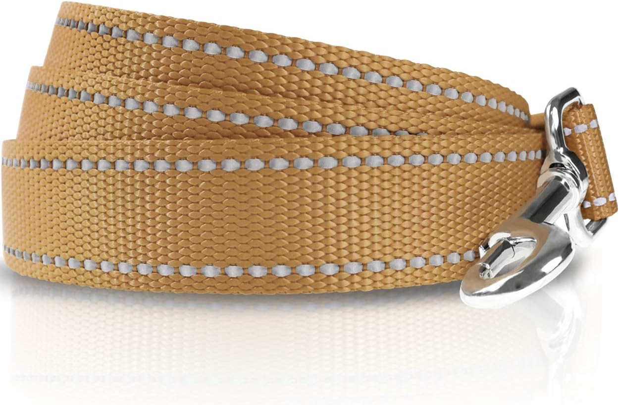 Taglory Dog Leads for Small Medium Dogs, Tan, 180x2.0 cm (Pack of 1) - Image 4