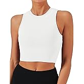 Natural Feelings Nudi Sports Bras for Women Removable Padded Yoga Tank Tops Sleeveless Fitness Workout Crop Tops