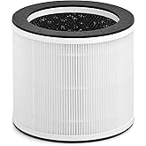 HSIAMEN AP-T100FL Filter Replacement Compatible with HoMedics AP-T100 AP-T95 Smart Air Purifier, 3-in-1 True HEPA Activated Carbon Filter, 1-Pack
