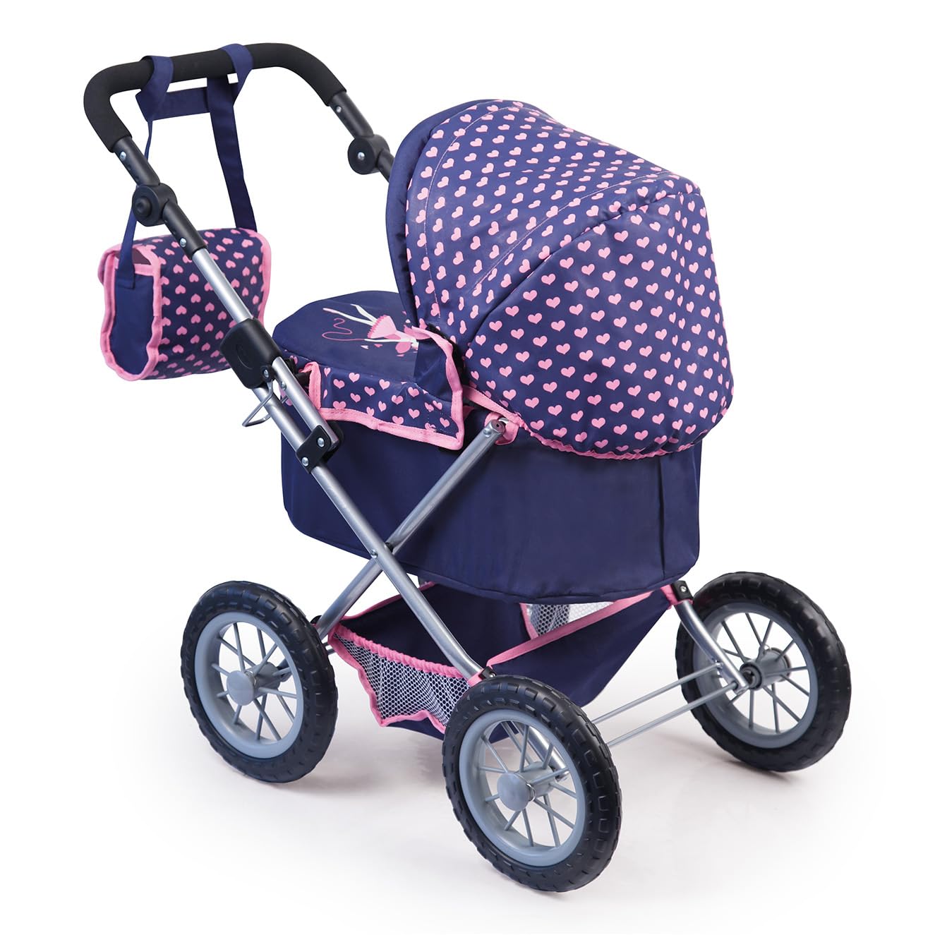 Bayer Design Baby Doll Trendy Pram Blue, Pink