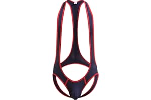4UFiT Men's Mesh Jockstrap Leotard Underwear Jumpsuits Wrestling Singlet Bodysuit