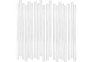 RUPERT AND JEOFFREY'S TRADING CO. Disposable Plastic Drinking Straws - Straight - 7.75" Long (Clear, 250)
