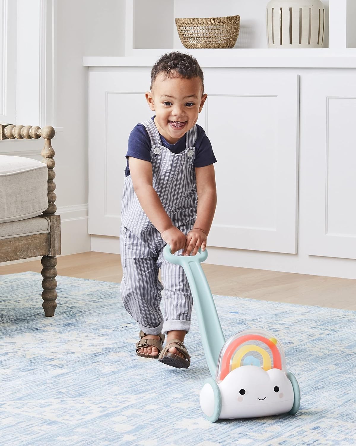 Skip Hop Sit to Stand Learning Push Toy, Silver Lining Cloud