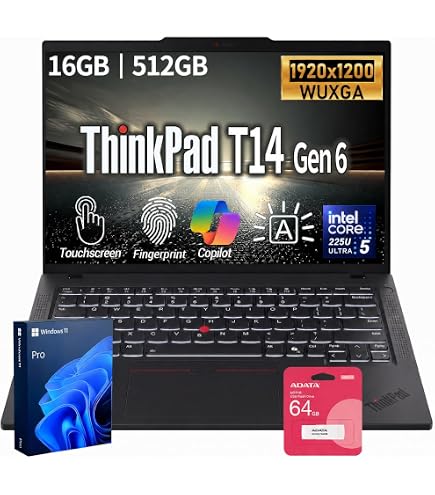 Amazon.com: Lenovo 2024 Laptop | ThinkPad T14 Gen 4 | 14