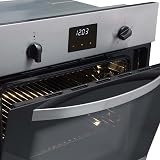 SIA 60cm Stainless Steel Digital Single Electric Oven And 4 Burner Gas Hob view 7