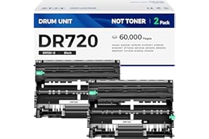 CAINK DR720 Drum Unit 2 Pack (Not Toner) Replacement for Brother DR-720 Imaging Drum Kit Compatible with DCP-8155DN 8150DN 8110DN MFC-8950DW 8710DW 8910DW 8810DW HL-6180DW 5450DN 5470DW 5440D Printer Ink