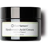 Hyaluronic Acid Cream by Eve Hansen - Hydrating, Anti Aging Cream for Younger and Plumper Skin - 1.75 Ounces