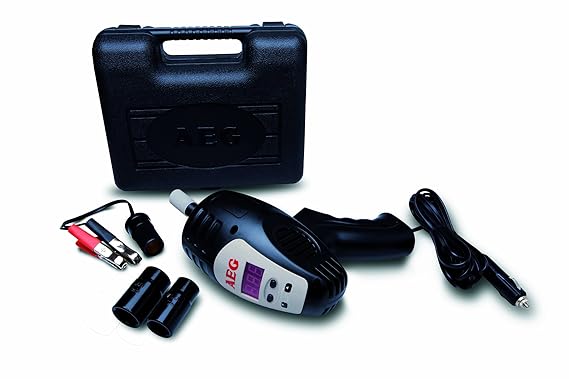 AEG 97135 Schlagschrauber SD 340 mit digitaler Drehmomentvorwahl (80 bis max. 340 Nm), 12 Volt, praktischem Aufbewahrungskoff