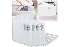 HALDANE Sheet Holders for Bed Corners, Silicone Fit Sheet Straps Keep Sheets in Place Firm &Tight, Bed Sheet Lock Fit All Mattress, Sheet Clip Holders, No More Loose Sheet, Clear