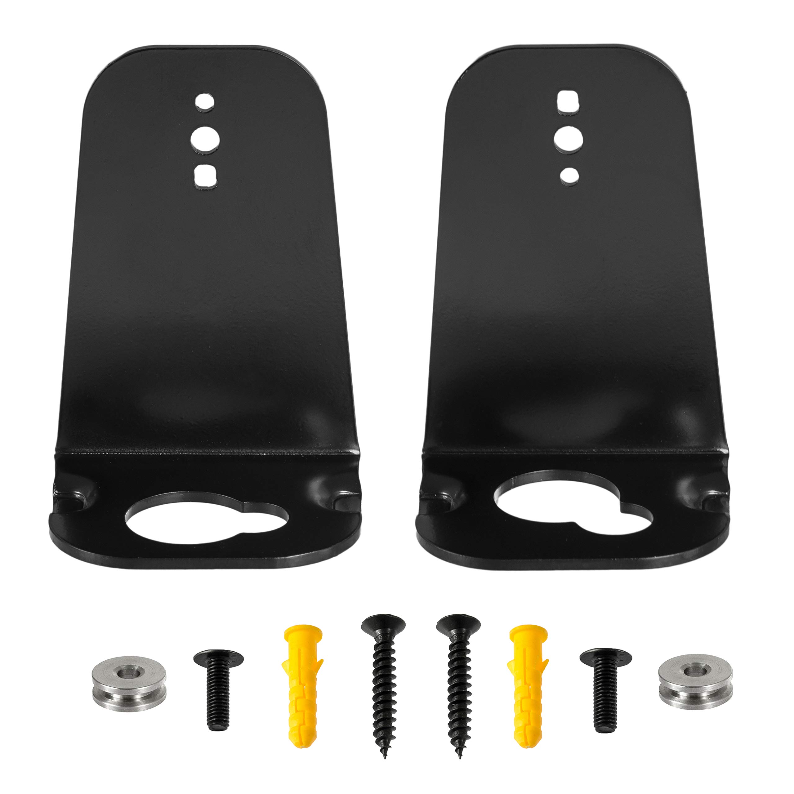 Dinghosen Wall Mount for Samsung HW-K335 HW-K651 HW-K450 HW-M360 HW-M550 HW-M450 HW-K430 HW-K550 HWK650 Soundbar and More Sound Bar Wall Bracket Speaker Holder - Black