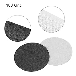 uxcell 3 Inch Wet Dry Sanding Discs 100 Grit Hook