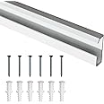 TR101 White Gallery Wall Track Picture Hanging Rail 79 Inch - Gallery Art Rail Supports up to 154 lbs - Includes Hardware for Installation