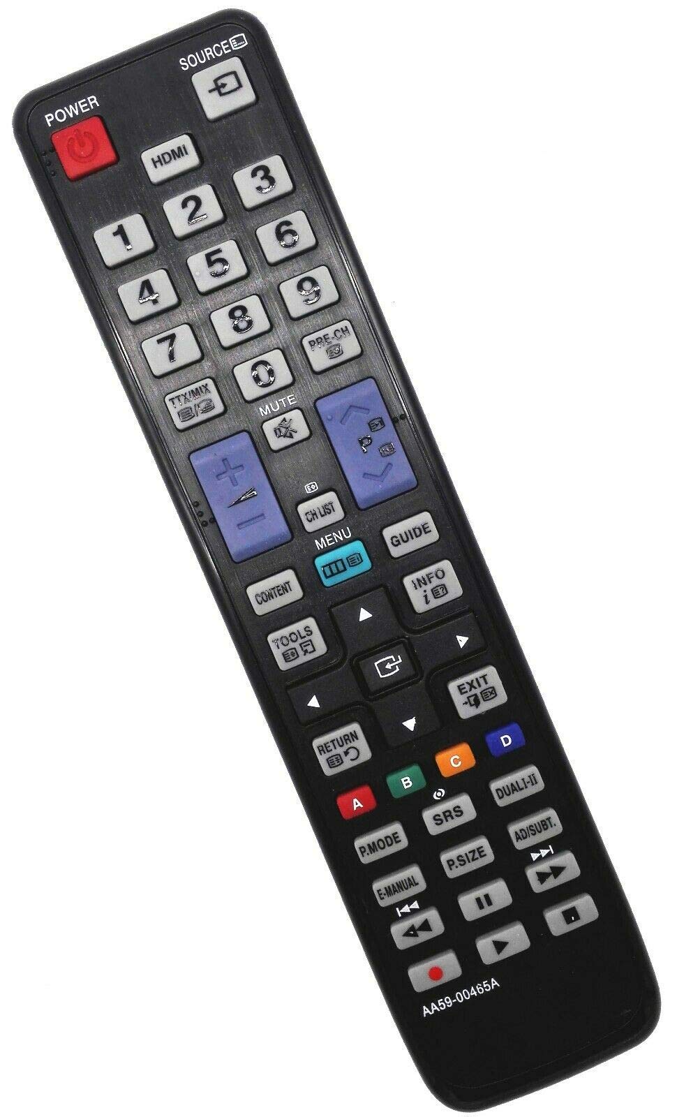 New AA59-00465A Replace Remote for Samsung TV AA59-00483A UE22D5020NW UE22D5005NW UE22D5000NW UE19D4020NW UE19D4005NW UE19D4000NW UA46D5500RM UA46D5000PW UA37D5000PJ UA32D5000PW UA32D5000PMUA32D5000PJ
