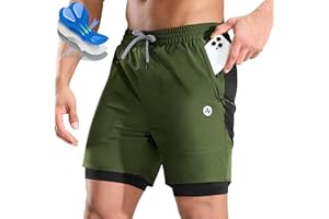 Nepest Mens Mountain Bike Shorts 3D Padded MTB Shorts Bicycle Biking Biker Baggy Cycling Shorts with Zipper Pockets