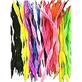 Caryko Fuzzy Bump Chenille Stems Pipe Cleaners, Pack of 100 (Mix)
