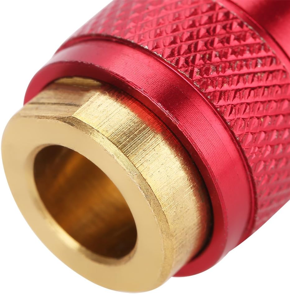 2pcs 8mm Water Cooled & Gas Adapter Quick Hose Connector Fitting for TIG Welding Torch, Red - Image 5
