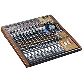 Tascam Model 16 All-In-One 16-track Mixing and Recording Studio, Analog Mixer, Digital Recorder, USB Audio Interface
