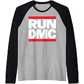 Run DMC Official Logo Raglan Baseball Tee